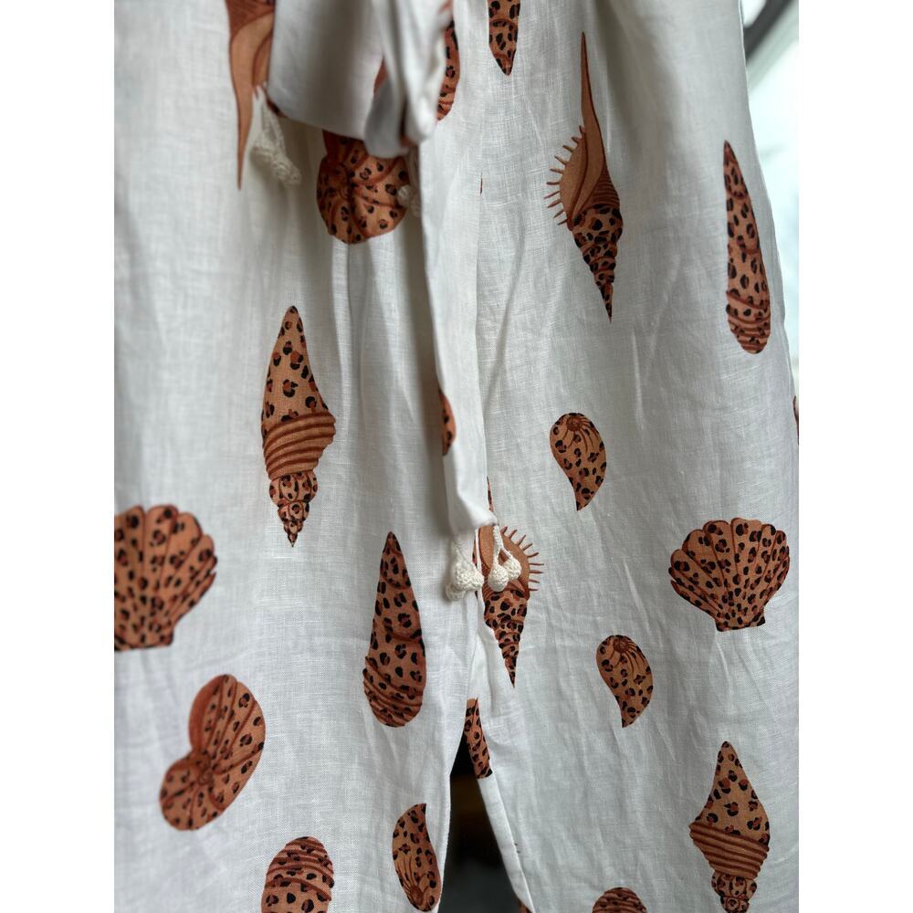 FARM RIO Leopard Shell Paper Bag Pants In Multi XS NEW NWT - Picture 9 of 10